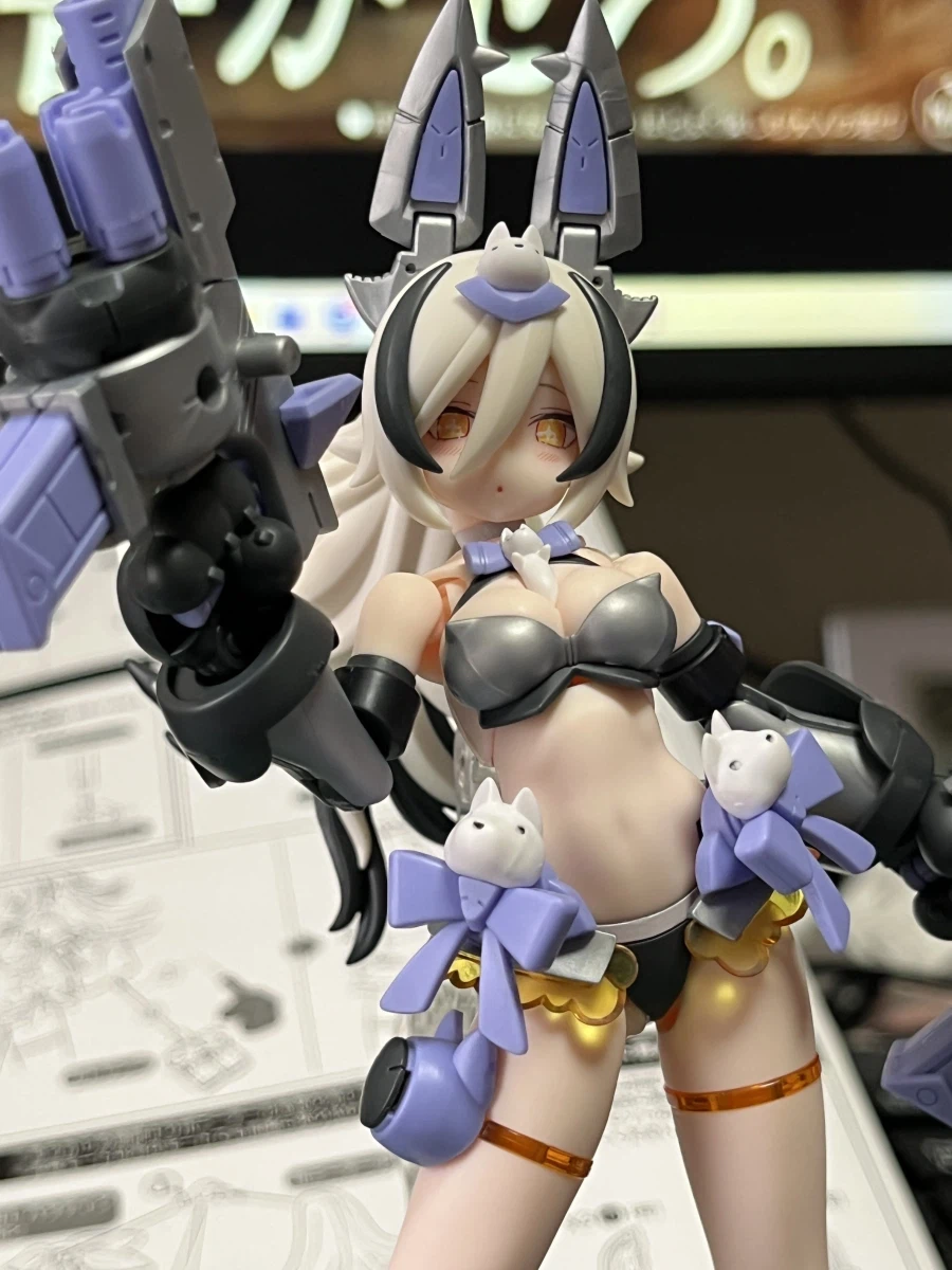 [코토부키야] PUNI☆MOFU 긴란 가조립 + 인형 아이 조합 사진_3.webp