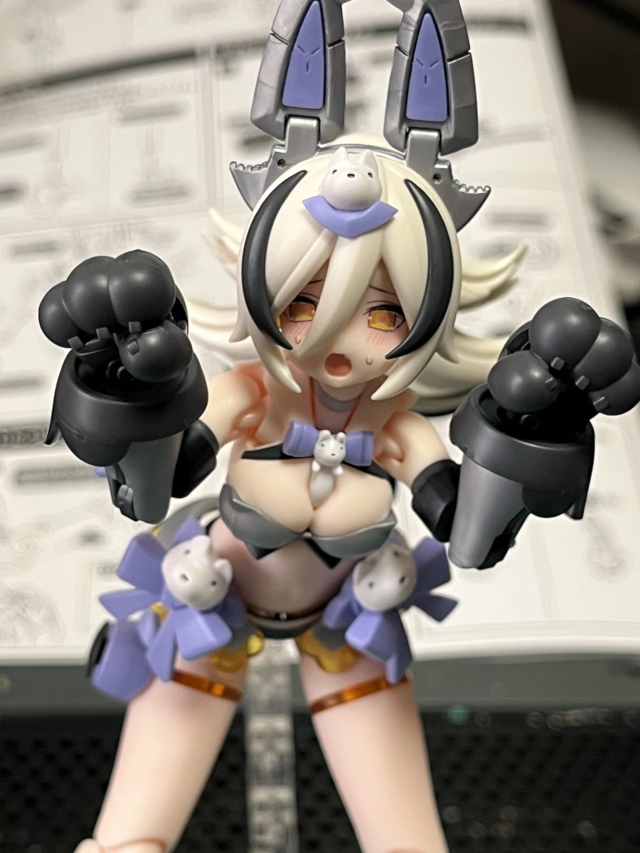 [코토부키야] PUNI☆MOFU 긴란 가조립 + 인형 아이 조합 사진_4.webp