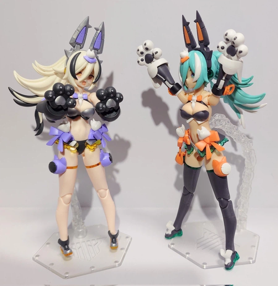 [코토부키야] PUNI☆MOFU 긴란 가조립 + 인형 아이 조합 사진_21.webp