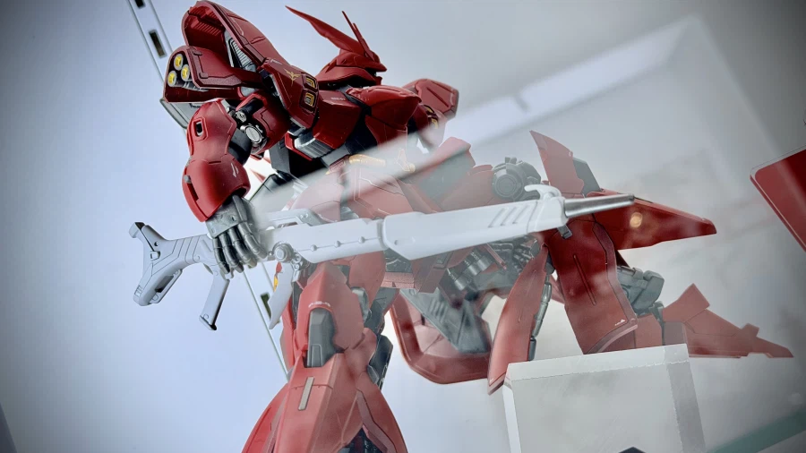 [반다이] 메탈 로봇혼 사자비 롱 라이플 포징 전시 사진_5.webp