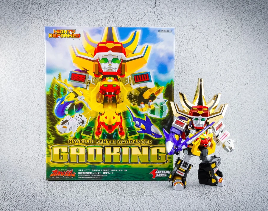 [액션토이즈] 마이티 디폼드 백수전대 가오레인저 - 가오 킹 패키지 아트_1.webp
