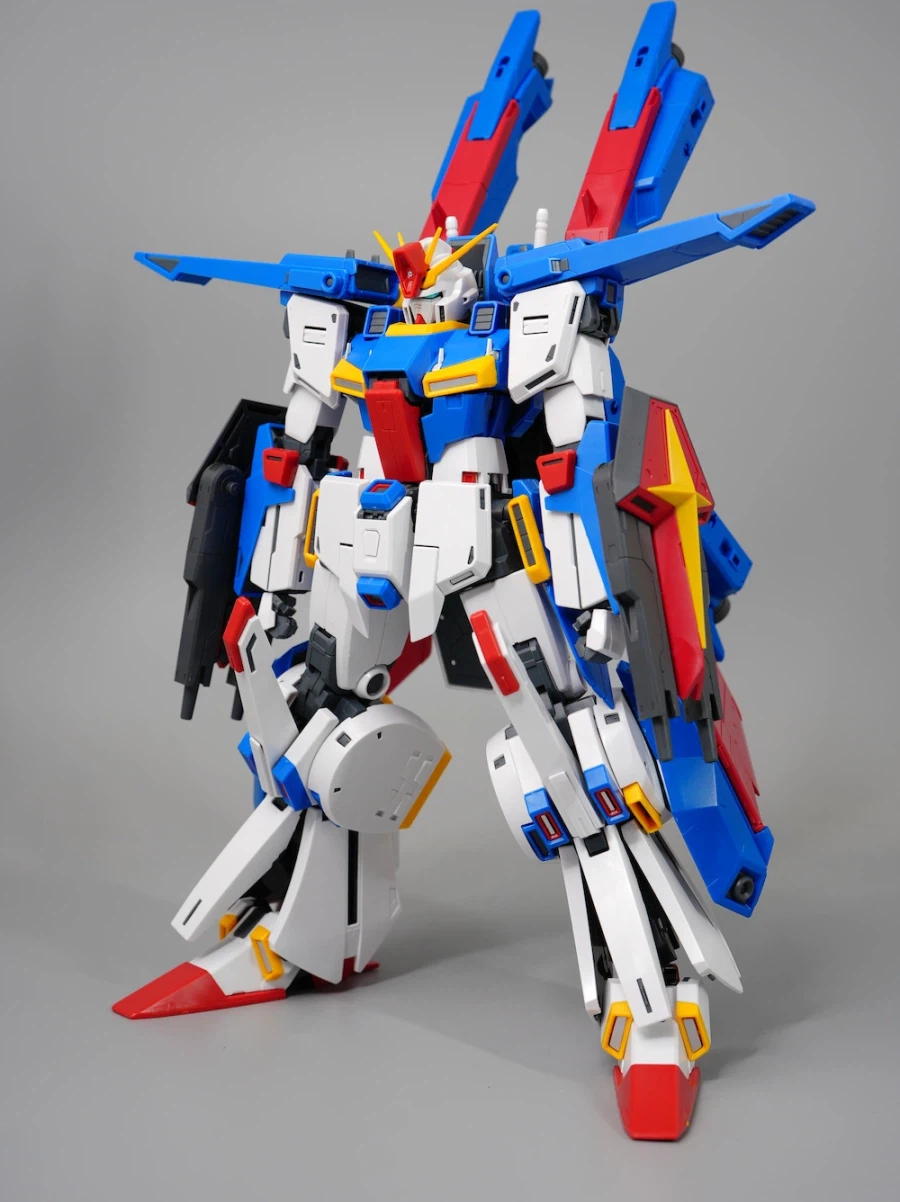 MG F90 Ⅲ 클러스터 건담 미션 팩 X 타입 + MG ZZ 건담 조합 사진_2.webp