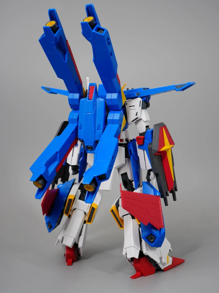 MG F90 Ⅲ 클러스터 건담 미션 팩 X 타입 + MG ZZ 건담 조합 사진_3.webp