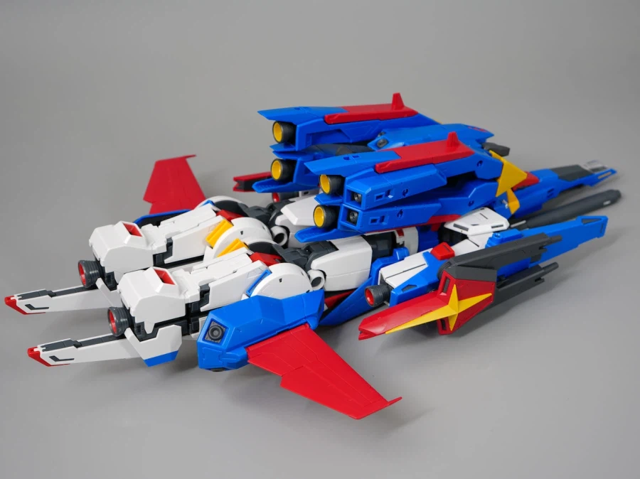 MG F90 Ⅲ 클러스터 건담 미션 팩 X 타입 + MG ZZ 건담 조합 사진_5.webp