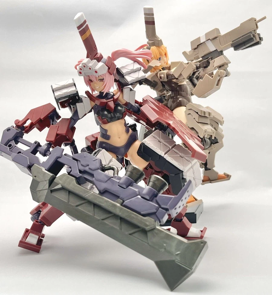 [코토부키야] 프레임암즈 걸 카구츠치・을 백병전 사양 조립 샘플 공개_2.webp