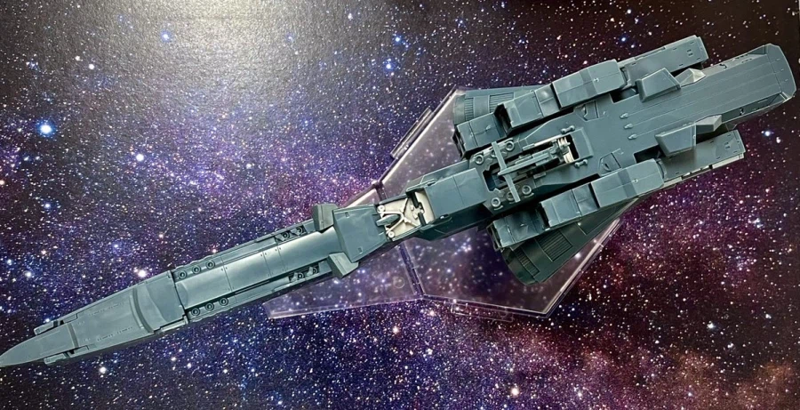 [코토부키야] 1/3000 은하영웅전설 DNT 히페리온 조립 샘플 공개_3.webp