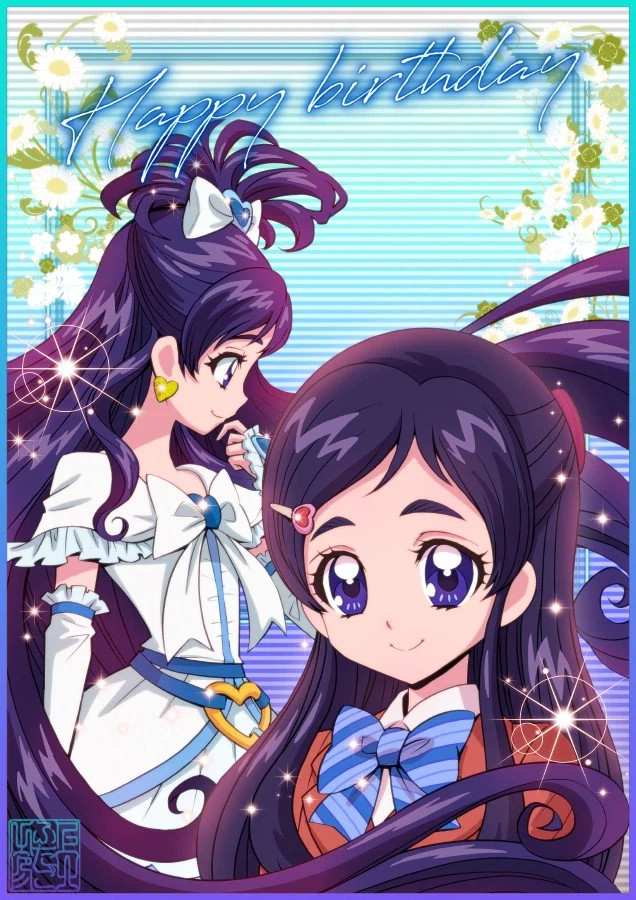 [두 사람은 프리큐어] 코믹스판 작가의 유키시로 호노카 생일 축하 일러스트_1.webp