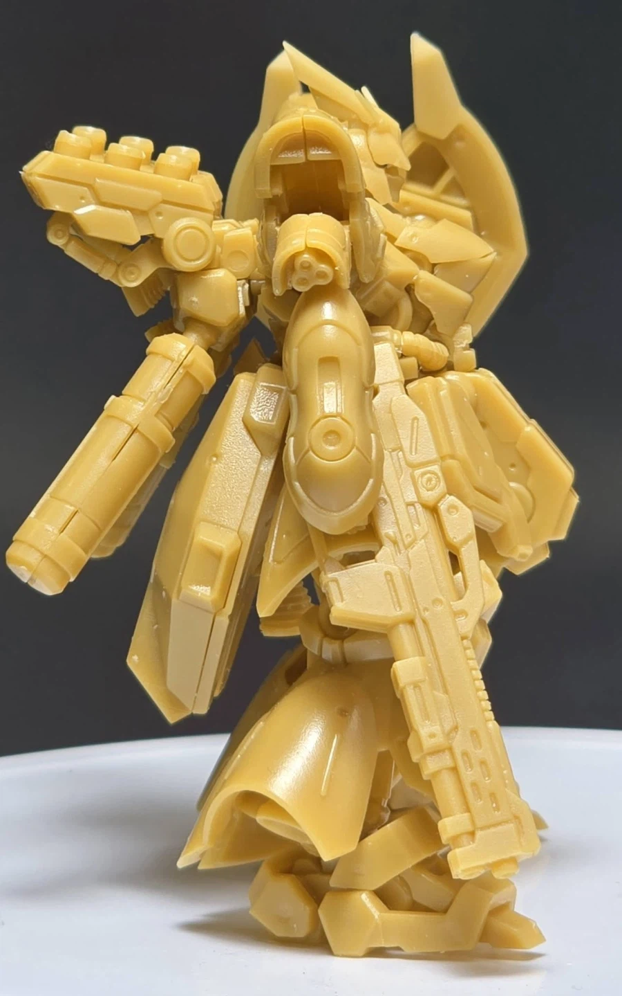 건담 아티팩트 6 뉴 건담 / 사자비 / 야크트 도가 가조립 사진_12.webp