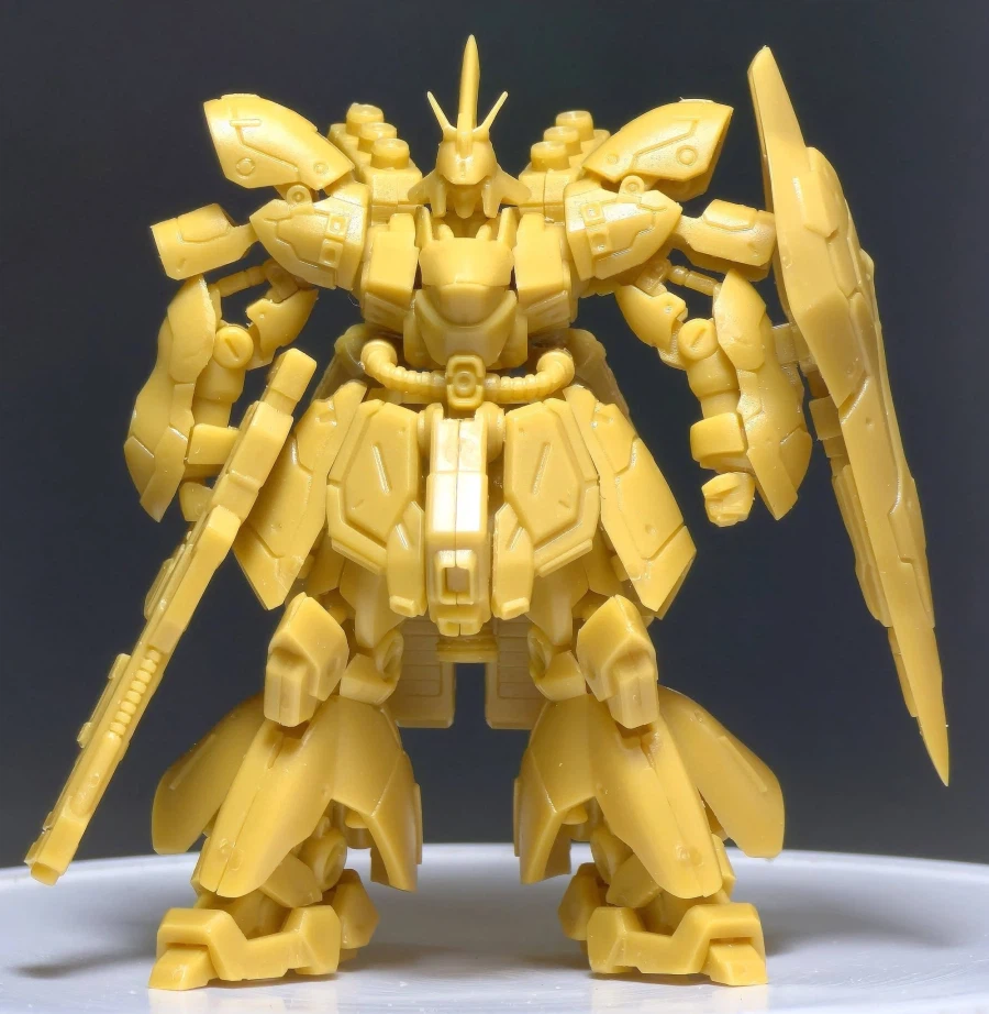 건담 아티팩트 6 뉴 건담 / 사자비 / 야크트 도가 가조립 사진_9.webp