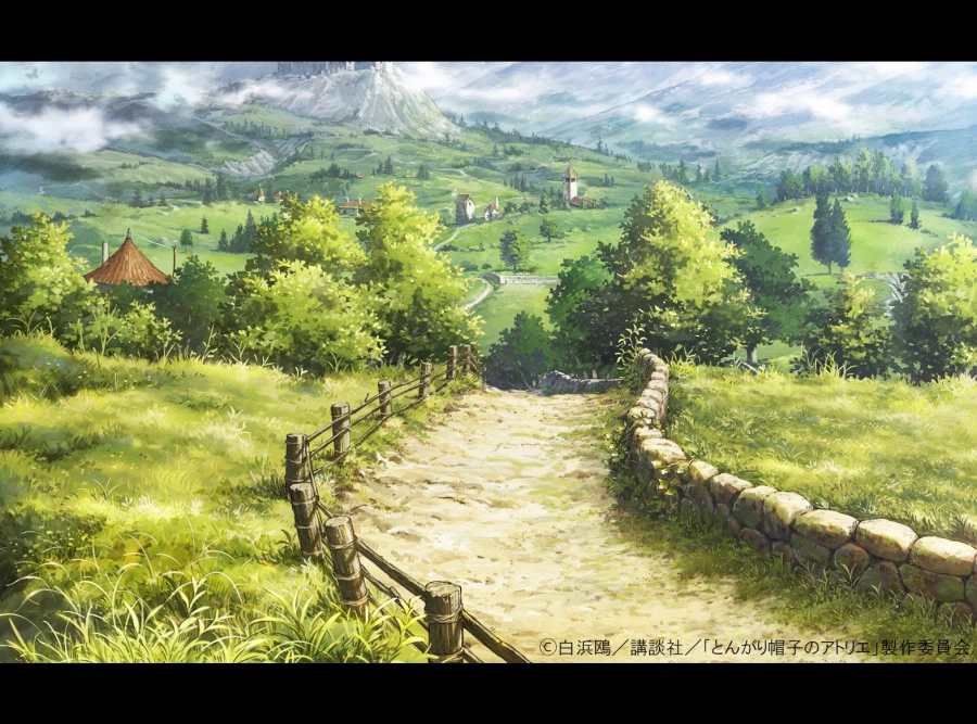 고깔모자의 아틀리에) 1화 원화, 축전, 배경 미술_2.webp