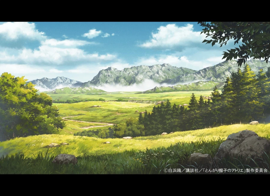 고깔모자의 아틀리에) 1화 원화, 축전, 배경 미술_3.webp