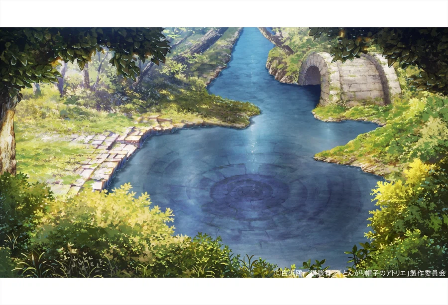 고깔모자의 아틀리에) 1화 원화, 축전, 배경 미술_4.webp