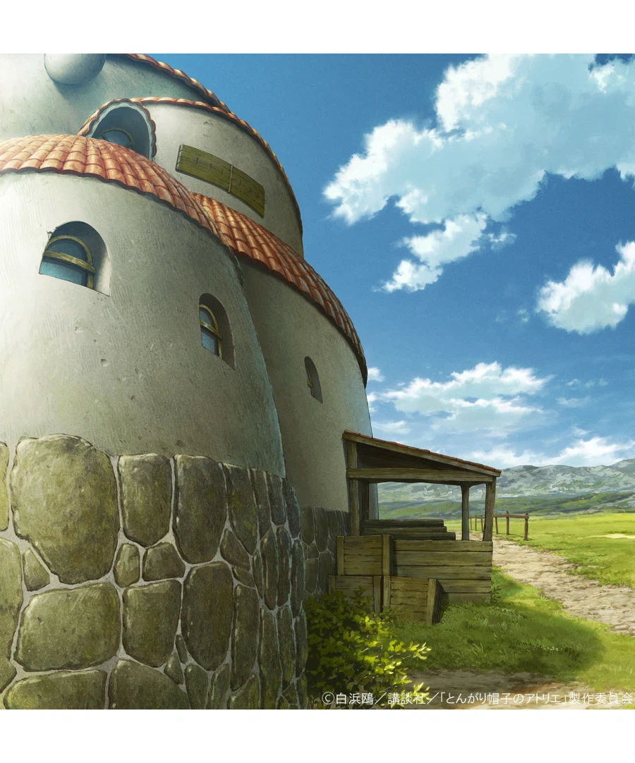 고깔모자의 아틀리에) 1화 원화, 축전, 배경 미술_5.webp