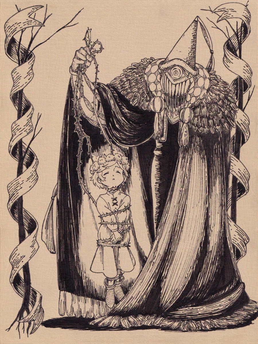 고깔모자의 아틀리에) 1화 원화, 축전, 배경 미술_8.webp