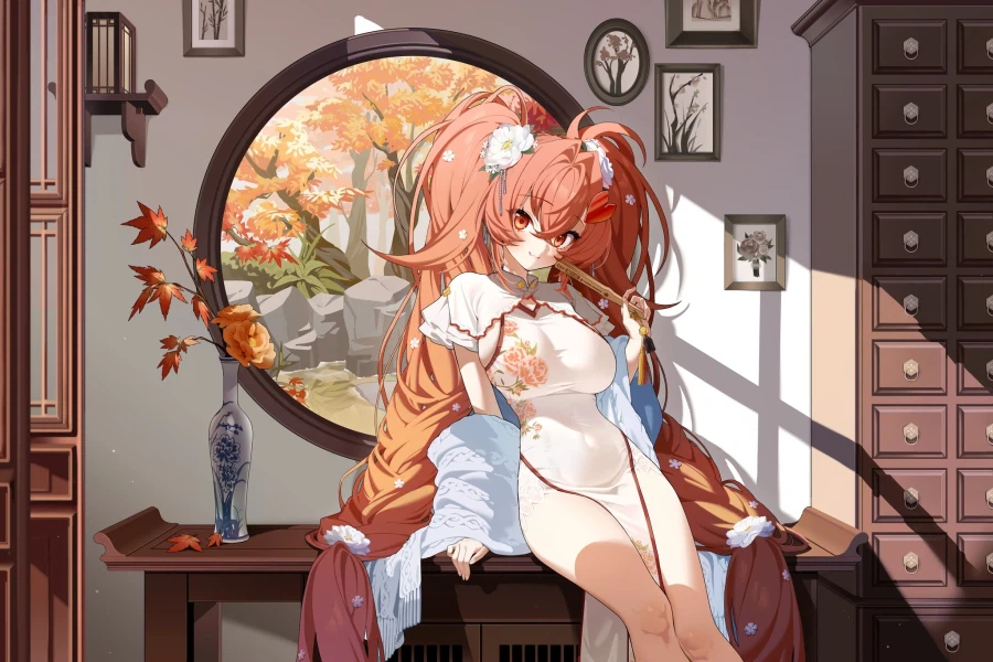 [하비 사쿠라] 본 메이커 간판 소녀 전신 신 일러스트_1.webp