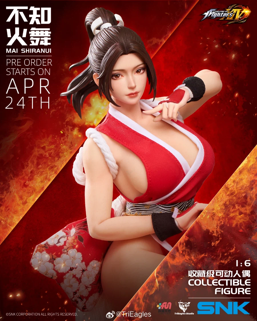 [트라이이글스] 1/6 KOF XIV - 시라누이 마이 액션 피규어 예고_2.webp