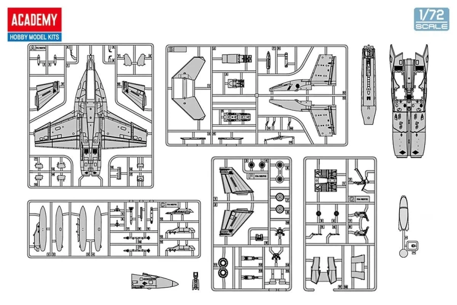 [아카데미 과학] 1/72 F/A-18E