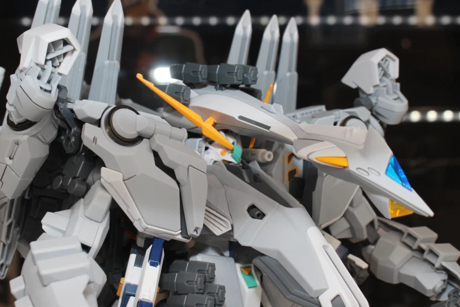 HGUC 1/144 아류제우스 + 양산형 뉴 건담 다각도 전시 사진_8.webp