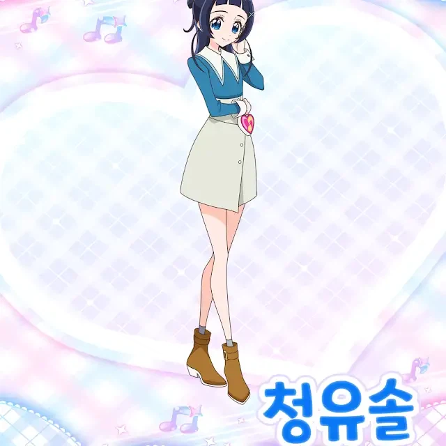[너랑 아이돌 프리큐어♪] 등장인물 소개 큐어 윙크 / 청유솔_2.webp