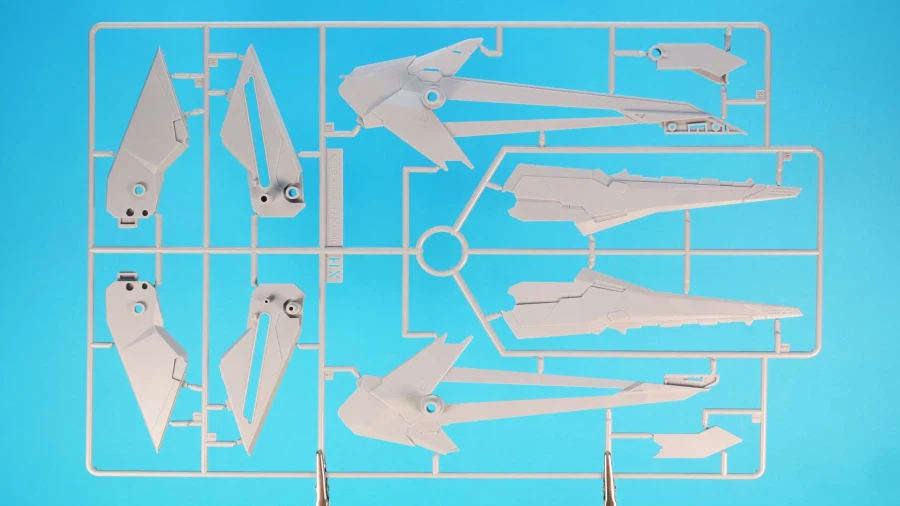HGUC 1/144 아류제우스 런너 + 양산형 뉴 건담 소체 조립 과정 사진_20.webp