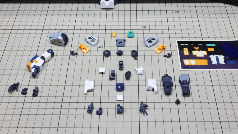 HGUC 1/144 아류제우스 런너 + 양산형 뉴 건담 소체 조립 과정 사진_43.webp