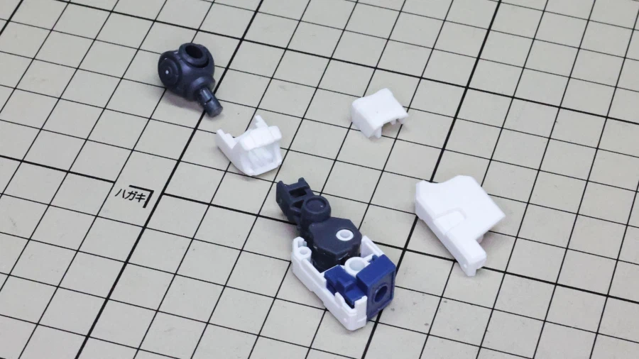 HGUC 1/144 아류제우스 런너 + 양산형 뉴 건담 소체 조립 과정 사진_46.webp