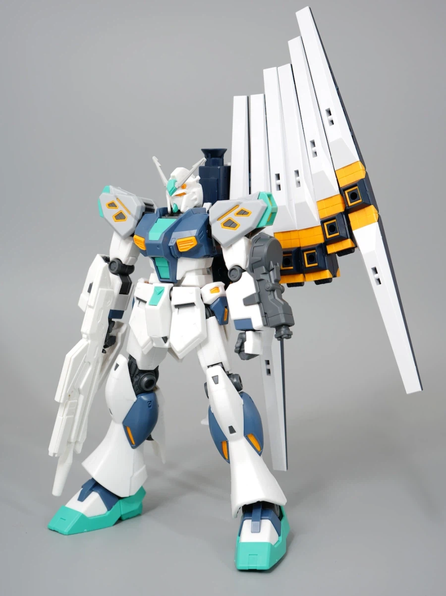 HGUC 1/144 양산형 뉴 건담 소체 가조립 & 조합 사진 + 씰 부착 영상_8.webp