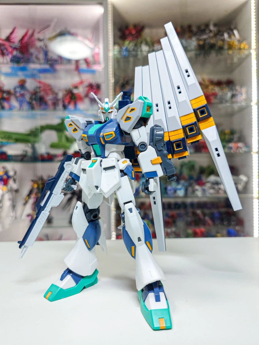 HGUC 1/144 양산형 뉴 건담 소체 가조립 & 조합 사진 + 씰 부착 영상_3.webp