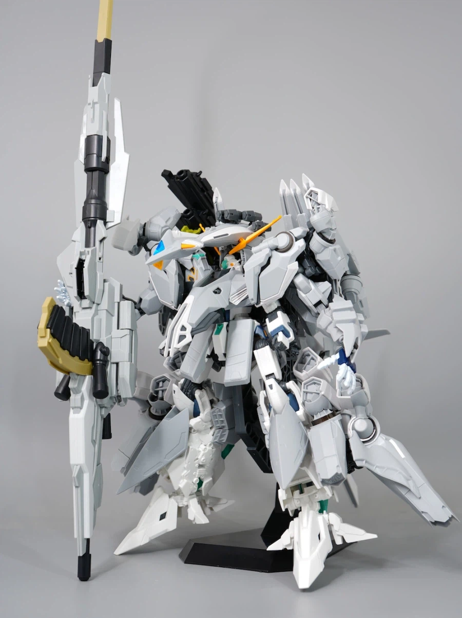 HGUC 1/144 양산형 뉴 건담 소체 가조립 & 조합 사진 + 씰 부착 영상_10.webp