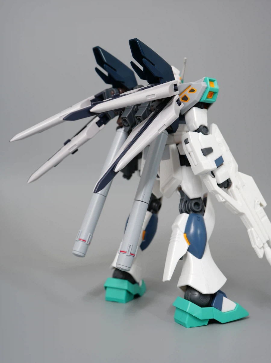HGUC 1/144 양산형 뉴 건담 소체 가조립 & 조합 사진 + 씰 부착 영상_12.webp