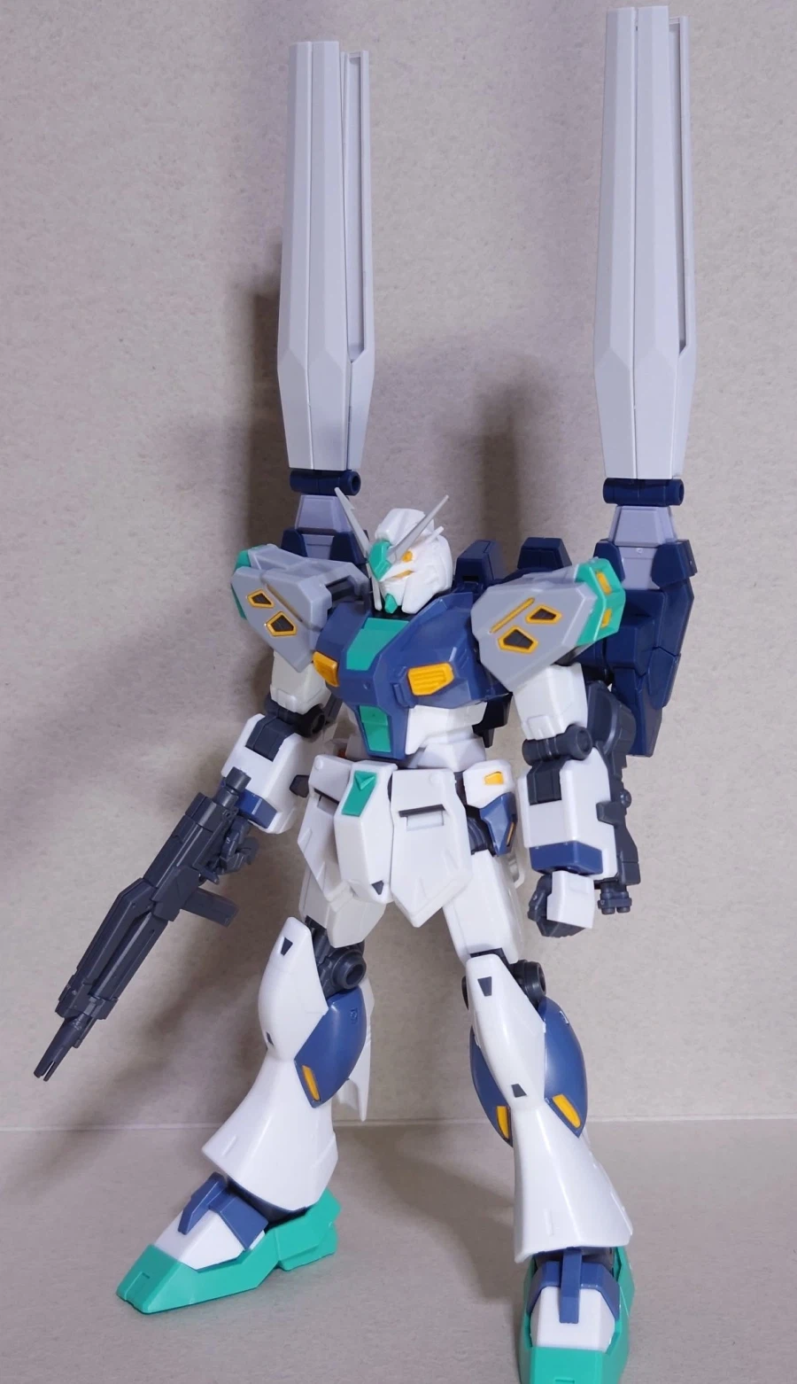 HGUC 1/144 양산형 뉴 건담 소체 + 메탈 로봇혼 나열 사진_3.webp