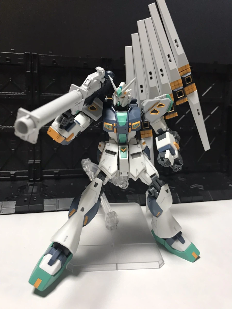 HGUC 1/144 양산형 뉴 건담 소체 + 메탈 로봇혼 나열 사진_5.webp