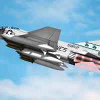 [아카데미 과학] 1/48 F-4J 팬텀 Ⅱ VMFA-333 샴록스 (일본 소스)