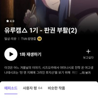 [라프텔] 유루캠 1기 두번째 판권 부활