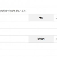 주술회전) 극장판 회옥옥절 포스터 심의 접수