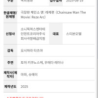 체인소맨) 극장판 레제편 심의 접수