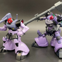 HG GQ 1/144 릭 돔 + 우주세기 돔 나열 & 신제품 샘플 사진