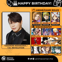T.M.Revolution 「니시카와 타카노리」생일