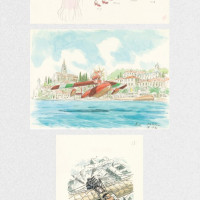 미야자키 하야오 이미지보드 전집5 붉은 돼지) 표지