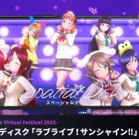 러브라이브! 선샤인!! Aqours「산리오 버추얼 페스티벌」스페이셜 디스크 발매