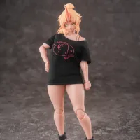 [스네일 쉘] 1/12 RPGEX-08 귀무녀 카에데 상의 착의 이미지