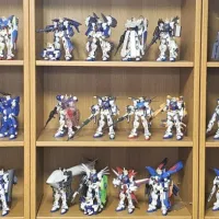 MG 건담 F90 계열 바리에이션 나열 사진