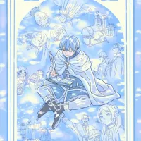 [장송의 프리렌] 2기 9화 엔드카드풍 일러스트, 10화 예고