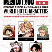 원피스) 3월 2주차 전세계 인기투표 지역별 TOP 5 공개