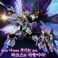 반다이몰) HGCE 스트라이크 프리덤 건담 2식 & 빛의 날개 이펙트 세트 예고