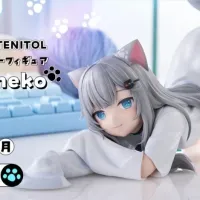 [후류] TENITOL BIG 누들 스토퍼 Nachoneko