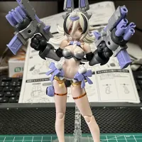 [코토부키야] PUNI☆MOFU 긴란 가조립 + 인형 아이 조합 사진