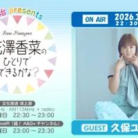 분카방송 「하나자와 카나의 혼자서 할 수 있으려나?」 쿠보 유리카 게스트 출연