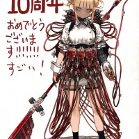 나의 히어로 아카데미아) 10주년 원작자 일러스트