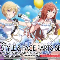 30MS 헤어 & 페이스 (사이죠 쥬리 / 아리스가와 나츠하) 패키지 일러스트